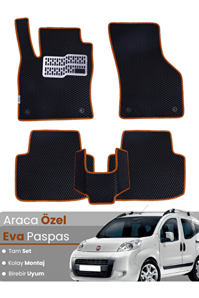 Guerrino مجموعة كاملة من سجادة EVA المتوافقة مع Fiat Fiorino (2013-2025) - مط...
