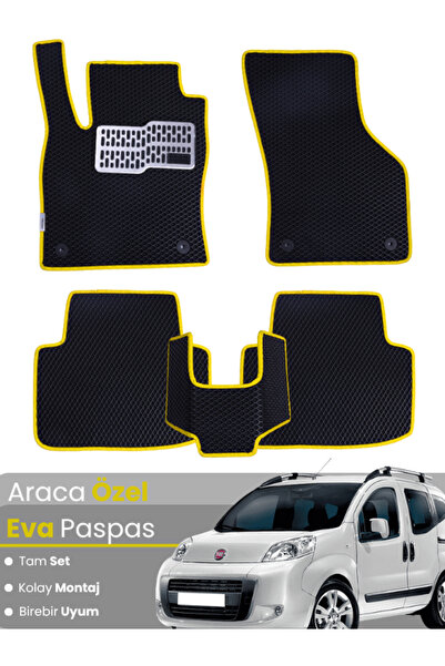 Guerrino مجموعة كاملة من سجادة EVA المتوافقة مع Fiat Fiorino (2013-2025) - مط...