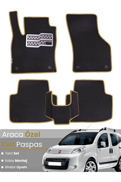 Guerrino مجموعة كاملة من سجادة EVA المتوافقة مع Fiat Fiorino (2013-2025) - مط...