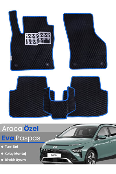 stiloto Hyundai Bayon (2021-2025) Uyumlu EVA Paspas Tam Set – Araca Özel Tasa...