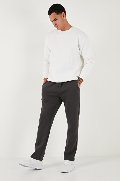 Buratti Βαμβακερό κανονικό τρέξιμο με κανονική μέση, ριχτάρι, ανδρικό φούτερ 5908040