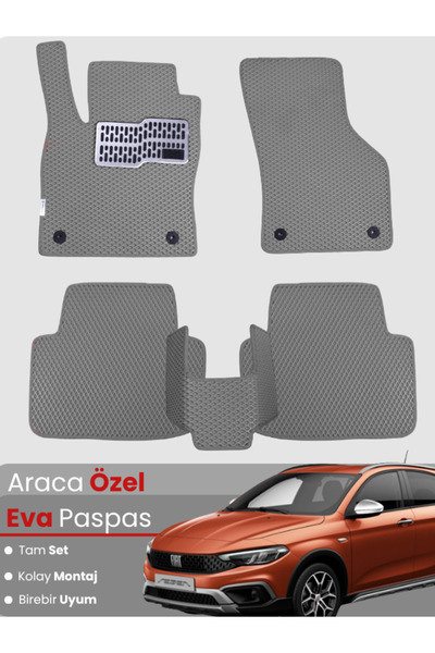 Genel Markalar Fiat Egea Cross,Hatchback Uyumlu EVA Paspas Tam Set – Birebir ...