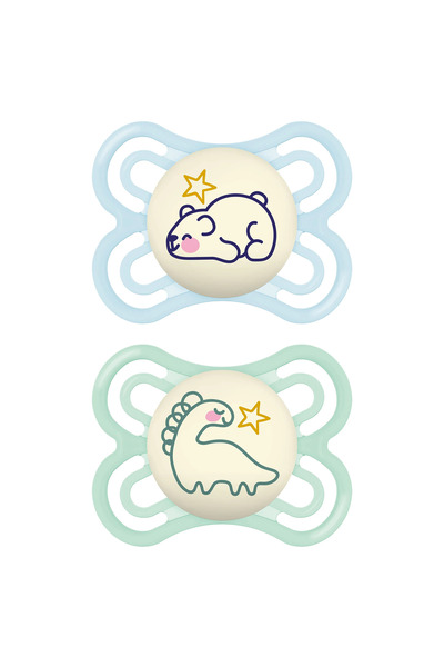 MAM Perfect Yeşil Karanlıkta Parlayan 2'li Emzik 0-6 ay