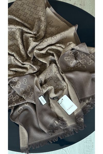 Webinay Home G Pattern Long Label Silk Wool Cotton Shawl Summer 4 Seasons Silk Scraf Hijab
