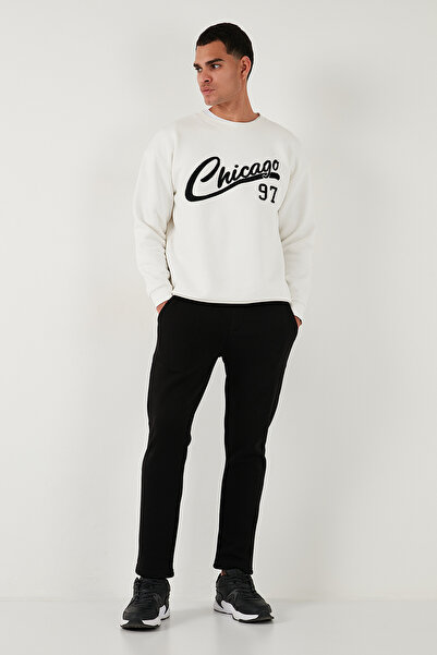 Buratti Βαμβακερό κανονικό τρέξιμο με κανονική μέση, ριχτάρι, ανδρικό φούτερ 5908040