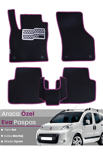 Guerrino مجموعة كاملة من سجادة EVA المتوافقة مع Fiat Fiorino (2013-2025) - مط...