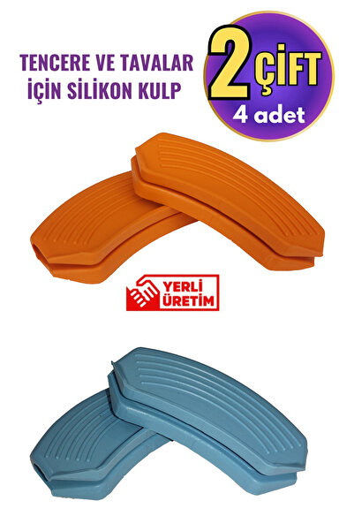 SG Dizayn Silikon Tencere Tava Tutacağı Yanmaz Yapışmaz Tutamaç Eldiven 9x4 c...