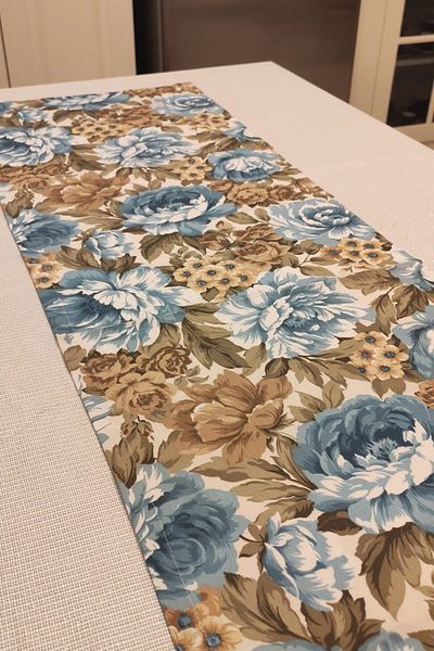 Altın Kuğu Panama Linen Runner 40X140 cm
