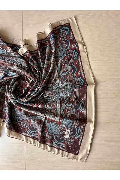 CAPPİO Scarf Silk Look Ethnic Breeze Shawl
