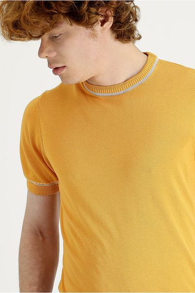 Kiğılı Crew Neck Slim Fit T-Shirt