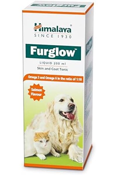 Himalaya FurGlow | Controls Hair Shedding, Flaky Skin, and Dandruff for Dogs of all Ages| 200 ml
