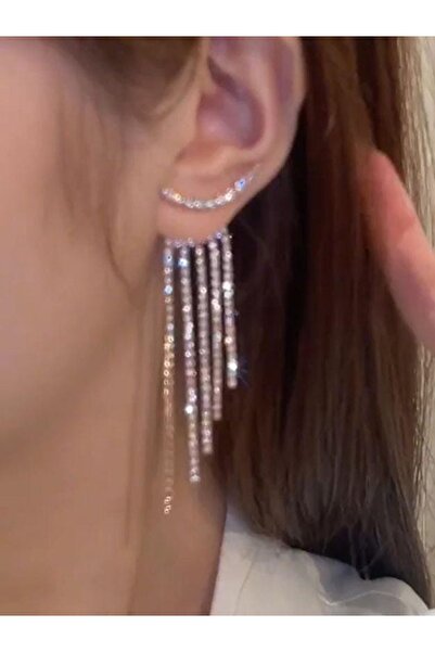 Shisa Jewel Lüks kristal sallantılı küpeler, Kadınlar için.(A50)