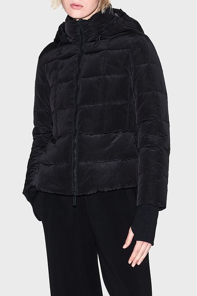 Armani Exchange Quilted Regular Fit Hooded Coat Mont Xw000650 Af16207 Uc001