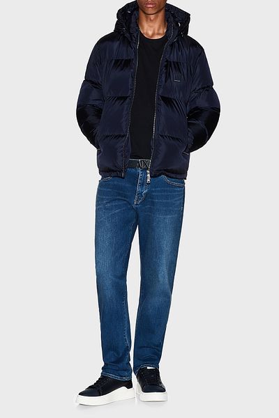 Armani Exchange Down Filled Detachable Hood down Jacket Men's Coat Xm000348 Af12286 Ub10