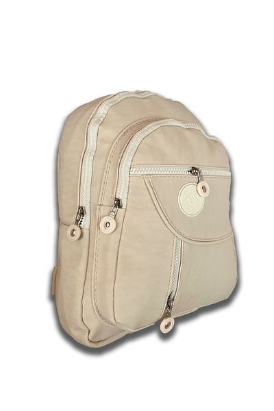 torime 4-Eye Black Waterproof Crinkle Backpack School Bag