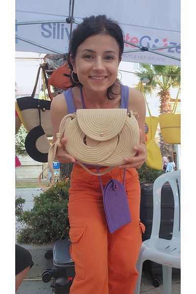 Yektayla Handmade Daily Design Handbag, Side Bag, Infinity Model