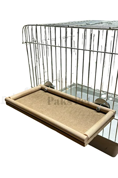 Paks Pet Large Size Bird Resting Perch, Bird Toy, Wooden Handmade Cockatiel Perch 20X10Cm