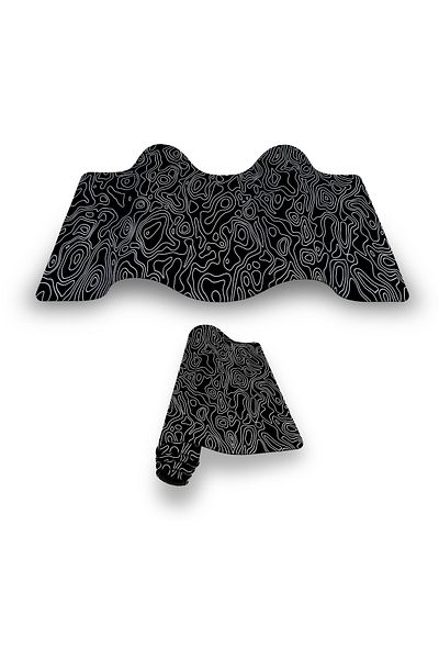 PORGE 70X30 cm Mouse Pad XL Large Gaming Player Mousepad Edge Stitched Black Mause Pad
