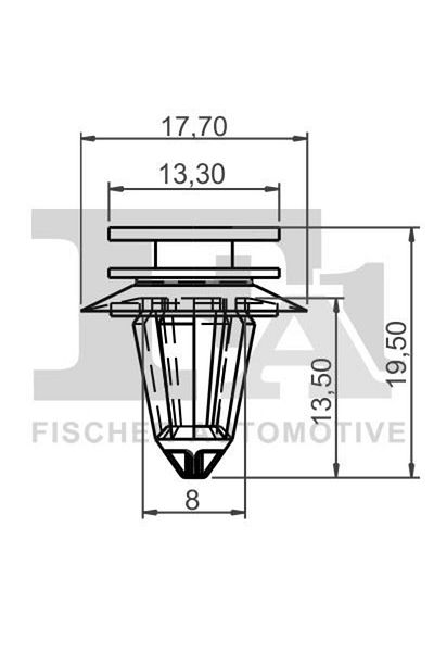 FA1 14-40011.25, Decorative and protective cover clips