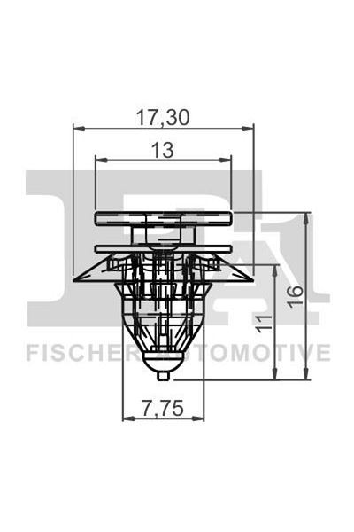 FA1 55-40013.5, Decorative and protective cover clips