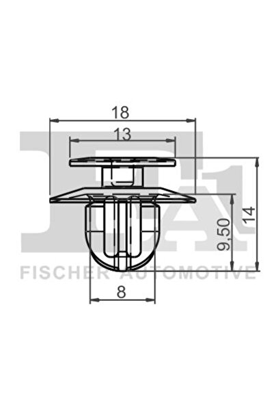 FA1 74-40021.10, Cleme pentru acoperire decorativă și protecție