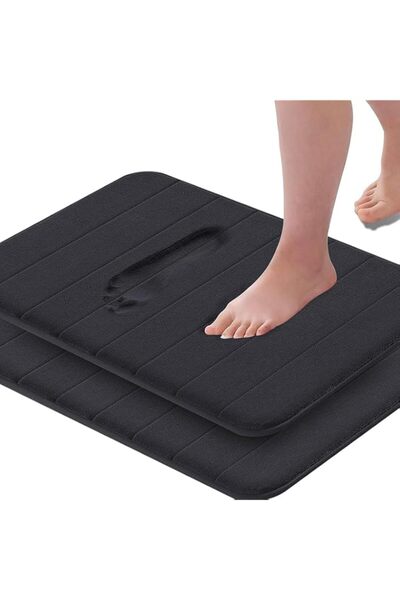 Generic Joyzzz Memory Foam Bath Mat, Ultra Soft Microfiber Bathroom Rug Set o...