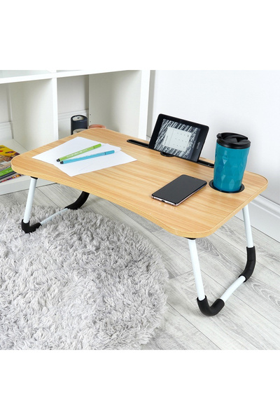 shumee Foldable bedside table for laptop and tablet 61.5x40x26 cm