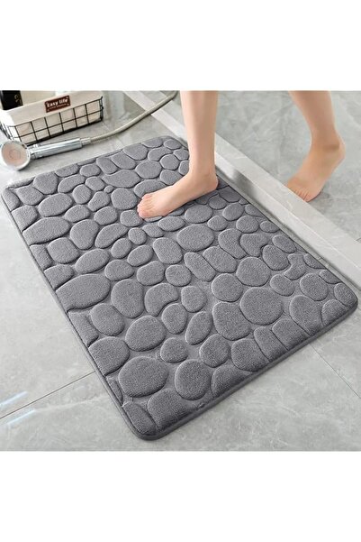 Generic سجادة حمام مانعة للانزلاق من إسفنج الذاكرة، 80×50 سم، سجادات حمام سري...