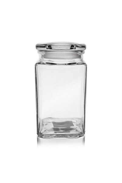 shumee Recipient alimentar pătrat din sticlă de 1,4 l