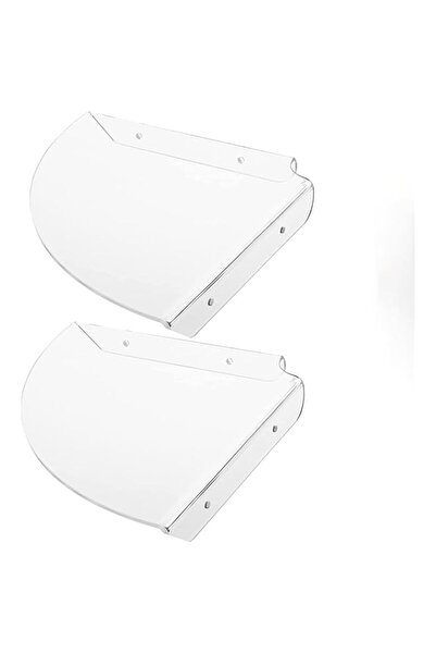 Generic jaexest Acrylic Wall Mounted Invisible Corner Shelf, Floating Display...