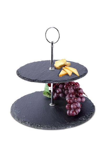 shumee Stone tray, 2 tiers, 23 cm