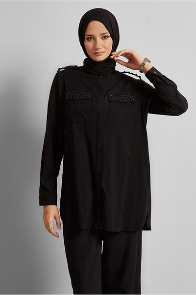 Alvina Beaded Detail Tunic 45703