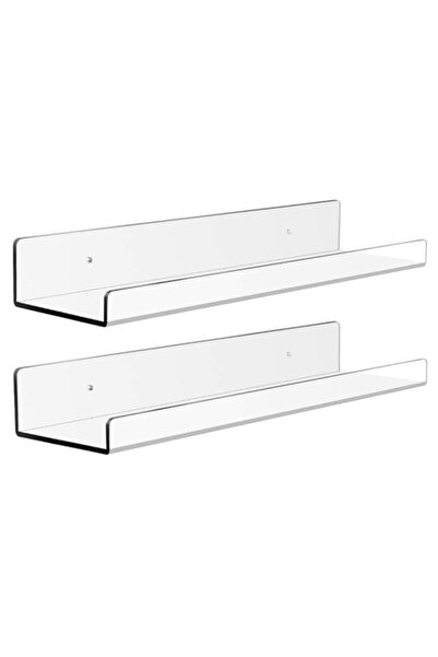 Generic WHATOOK Acrylic Floating Kitchen shelf 15 Inch,Clear Invisible Wall B...