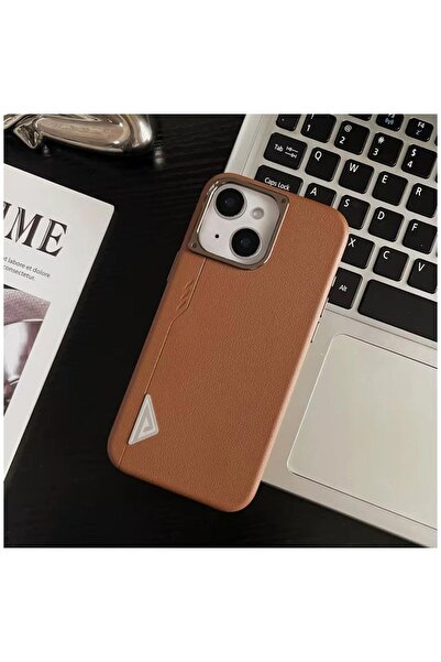 Zebana Apple iPhone 13 Uyumlu Kılıf Arvento Elite Deri Kılıf (Kablosuz Şarj) ...