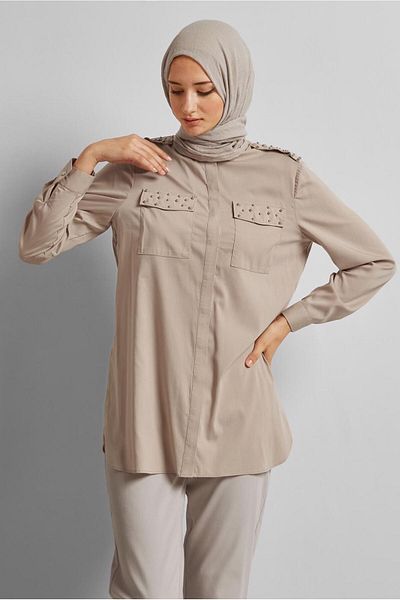 Alvina Beaded Detail Tunic 45703