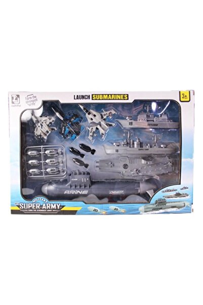 Easy Tedarik Kzl-T074 Submarine Battle Game Set -Kizilkaya Toy