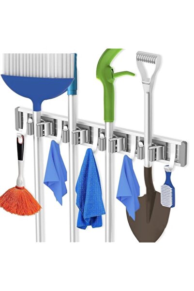 Generic حامل مكنسة SPNOR، حامل ممسحة، مثبت على الحائط، منظم معدني، نظام تخزين...