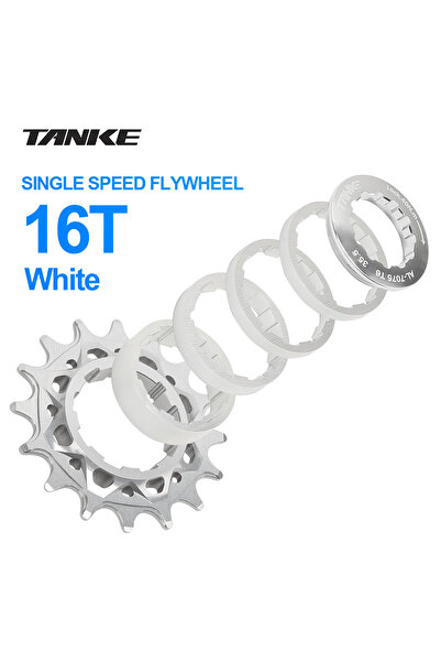 Choice طقم تحويل دولاب الموازنة الفضي TANKE ذو 16 سنًا أحادي السرعة، وترس كاس...