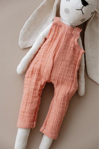TBA COLLECTION Male Rabbit Sleeping Companion |   Line Series - Coral