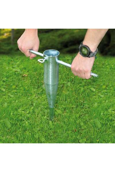 shumee Metal garden umbrella stand with thread, 57 cm