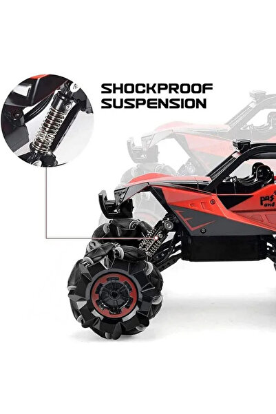 welcomein 1:16 Şarjlı 2.4GHz Full Fonksiyon Işıklı Müzikli Uzaktan Kumandalı Off Road Arazi Oyuncak Araba