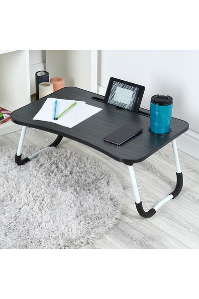 shumee Foldable bedside table for laptop and tablet 61.5x40x26 cm