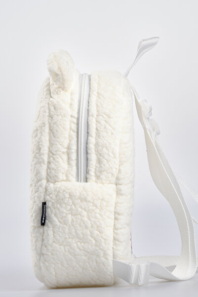 Minilee Teddy-Plush White 0-8 Years - Children's Kindergarten, Nursery Backpack