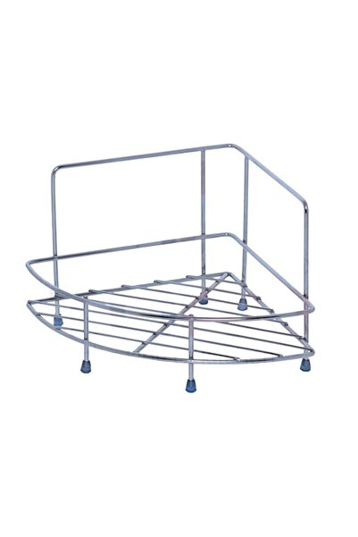Generic Sulfar Stainless Steel Corner Shelf Basket | Space-Saving Wall Mount ...