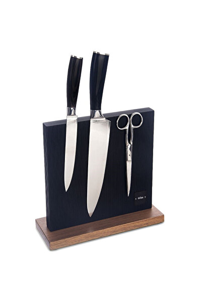 shumee Double-sided magnetic knife holder BLACK 24x24 cm