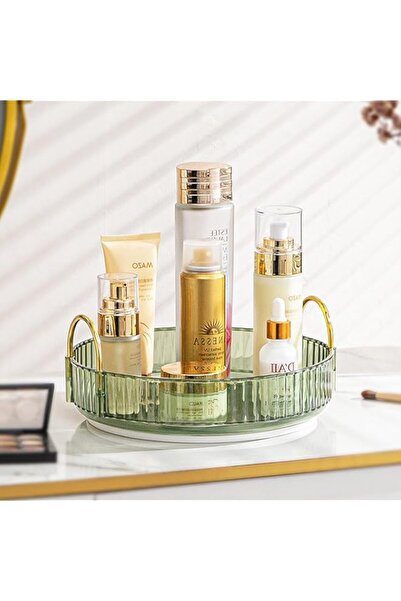 Generic BEROZA Acrylic transparent rotating cosmetic storage rack, light luxu...