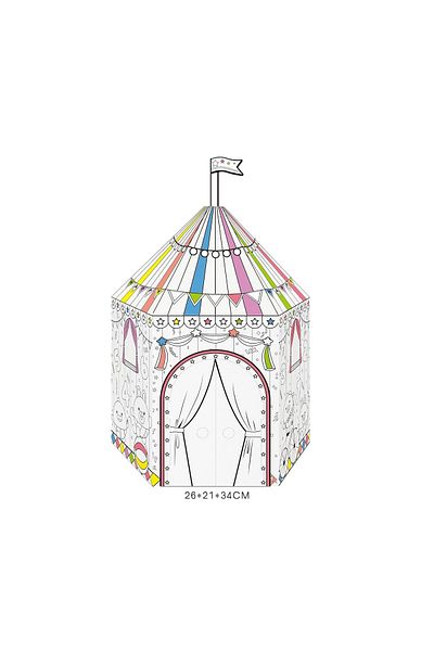Toybox DIY Doodle Art Mini Circus Paper Craft Doodle Art and Craft Kit