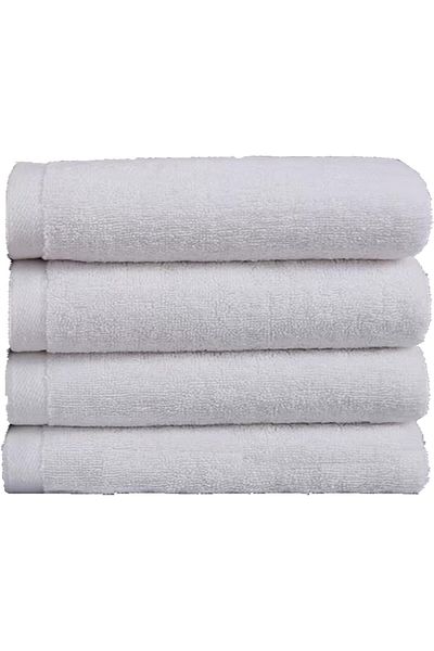 MAXQON Pack Of 4 - Hand Towel - 100% Cotton 600 GSM Medium Size (45x75cm) Highly Absorbent And Super