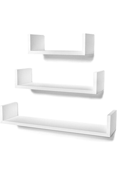 Generic Portal U-Shaped Floating Mounted Shelves for Wall 50cm 35cm 25cm Easy...