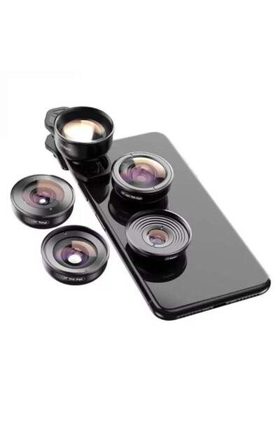 APEXEL APL-HB5 4K HD Professional 5 in 1 Lens Kit